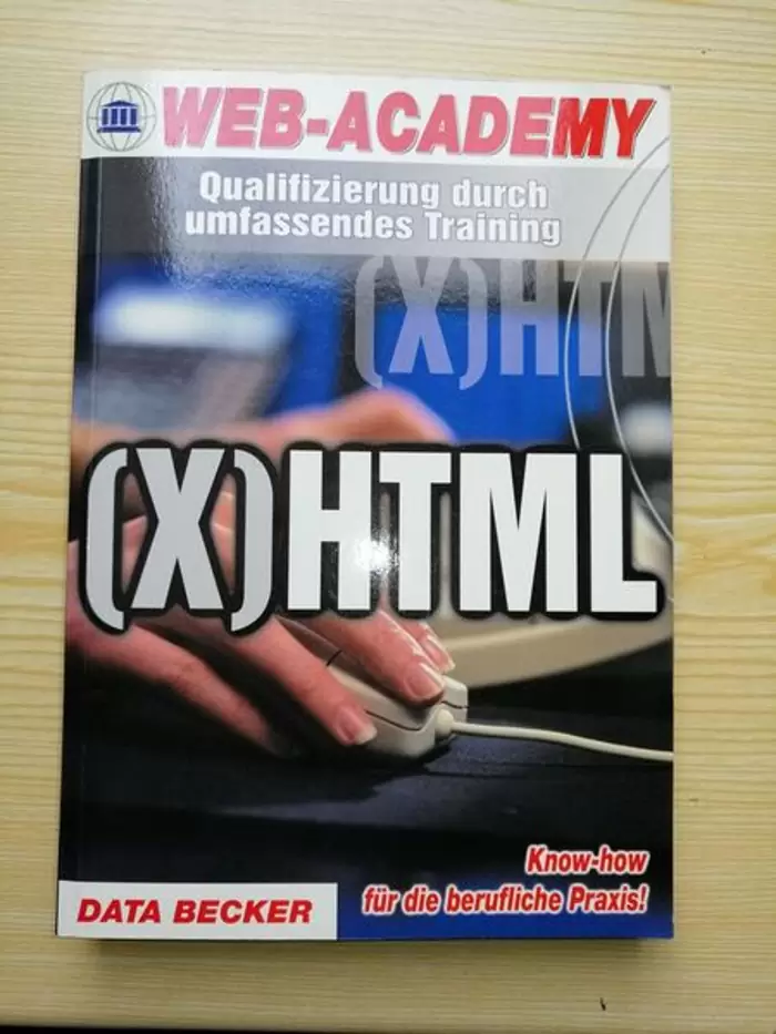 14€ (x)html html programierung buch web-academy data-becker neu